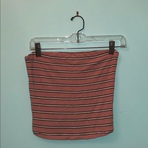 striped tube top